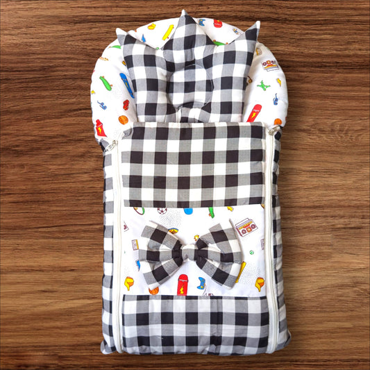 Newborn Baby Carry Nest Cotton White