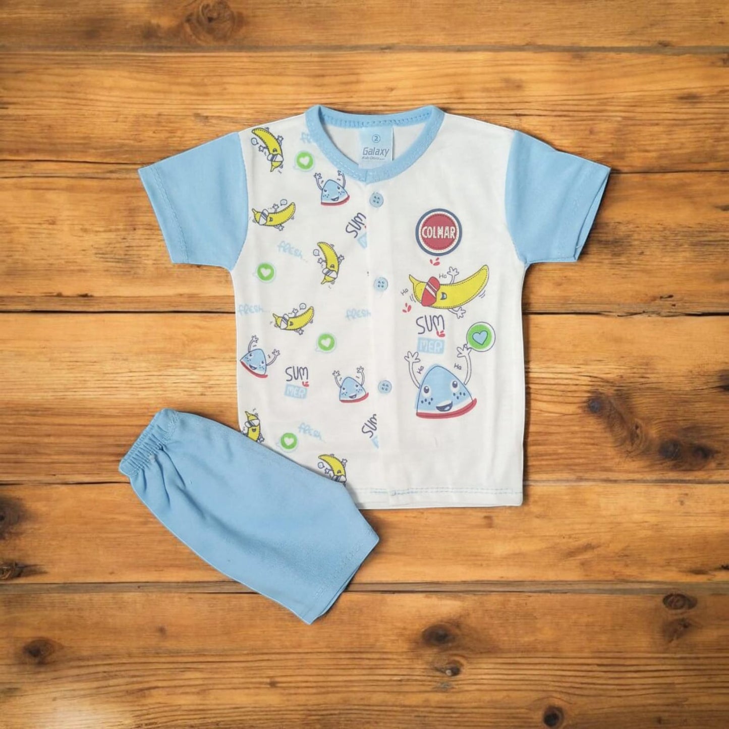 Baby Suit Summer Blue (1 to 6 Months) **