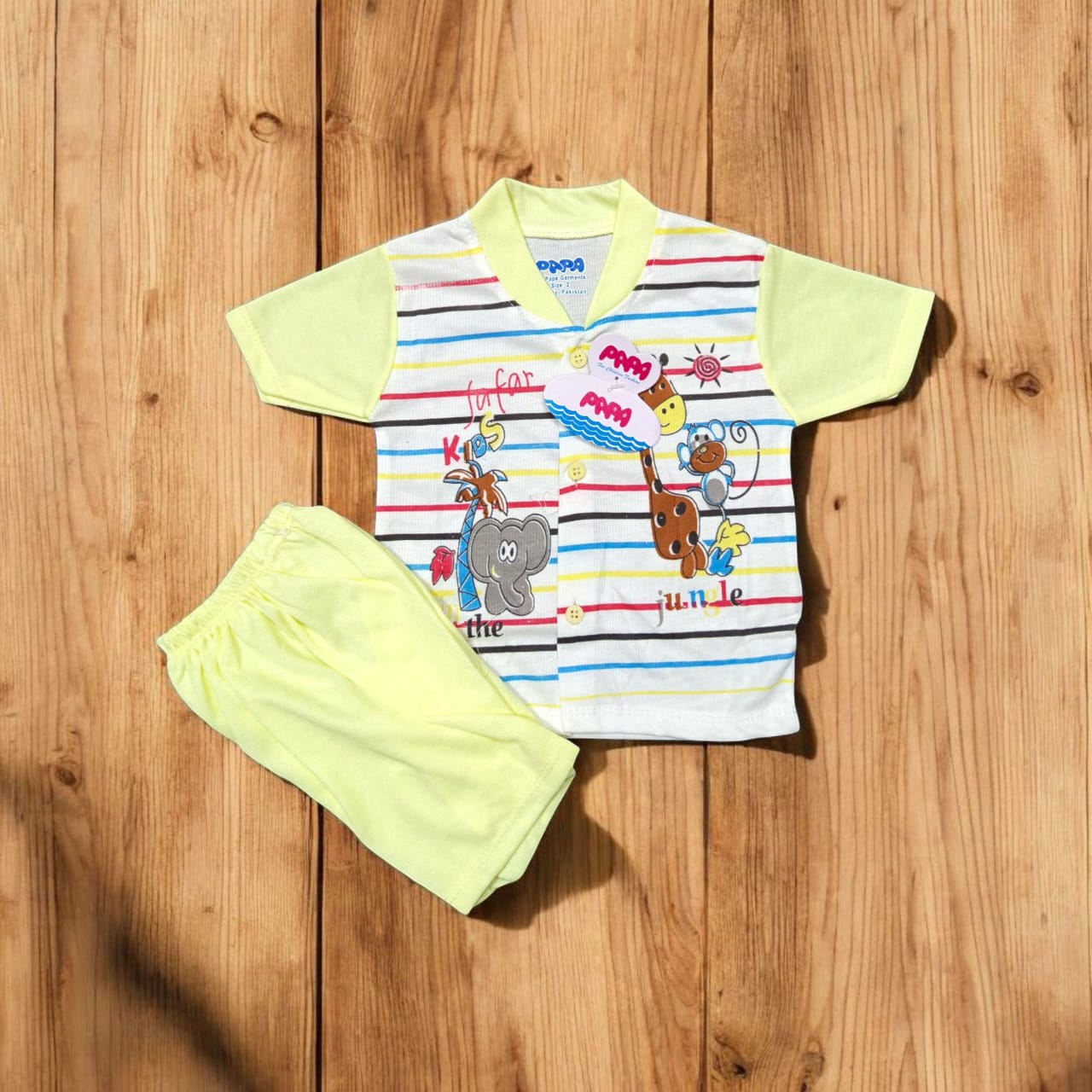 Baby Suit Baby Jungle Yellow (1 to 6 Months) **
