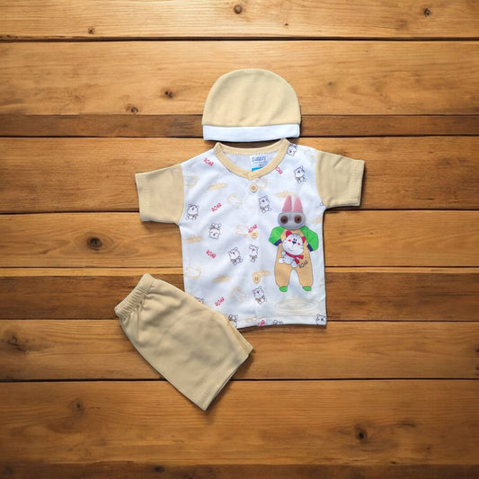 New Born Baby Suit Roar Peach