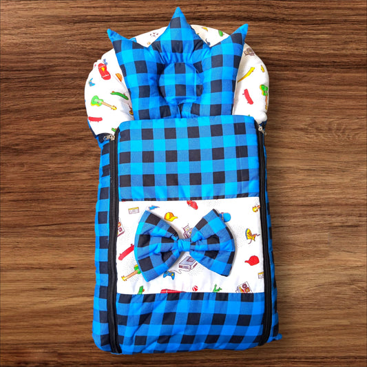 Newborn Baby Carry Nest Cotton Blue