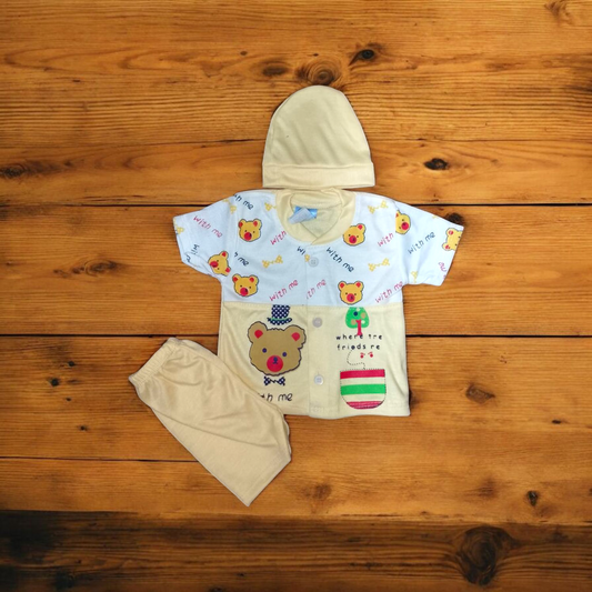 New Born Baby Suit With me yellow